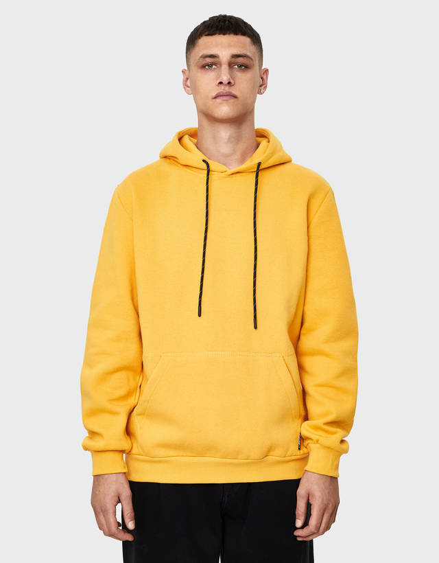 bershka yellow hoodie