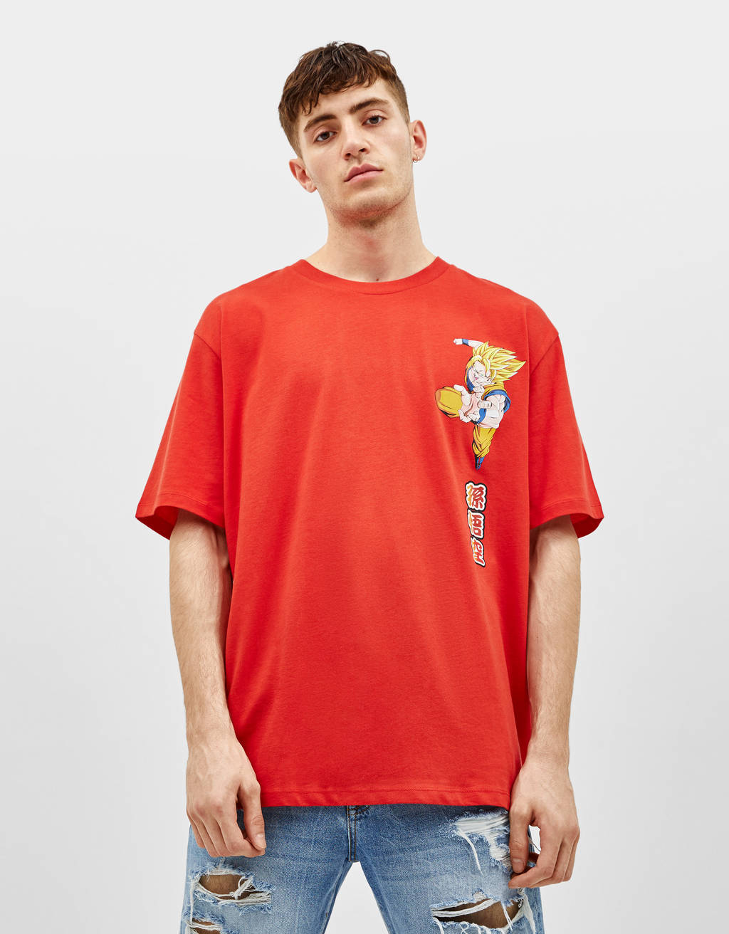 T Shirt Dragon Ball Null Bershka France