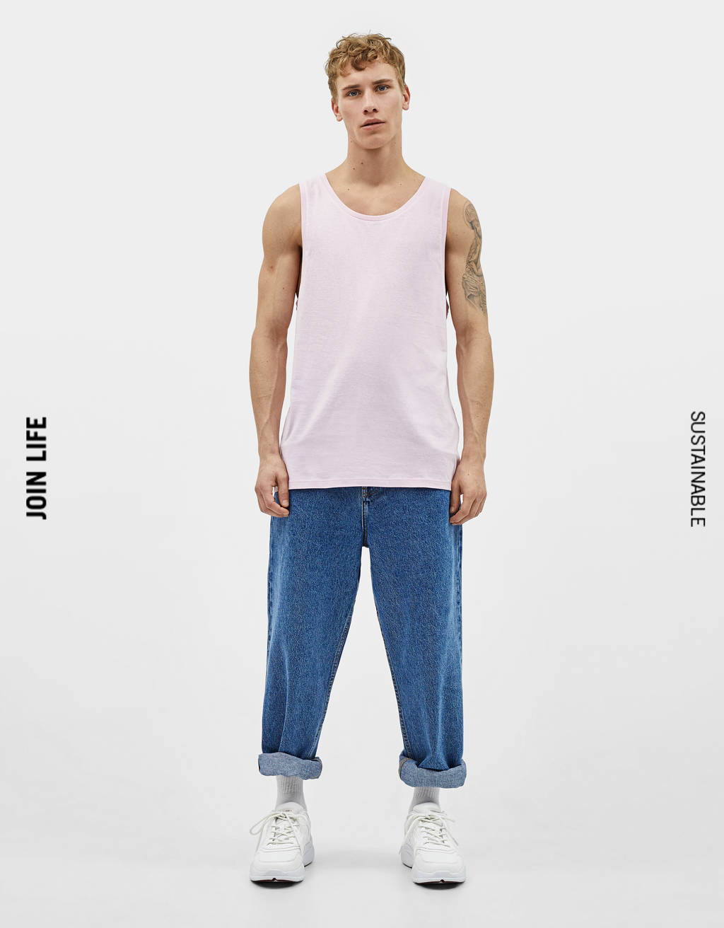 maglietta senza maniche