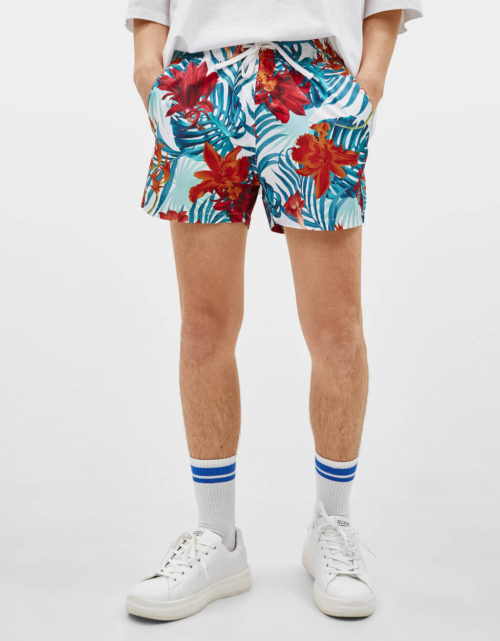 bershka swim shorts