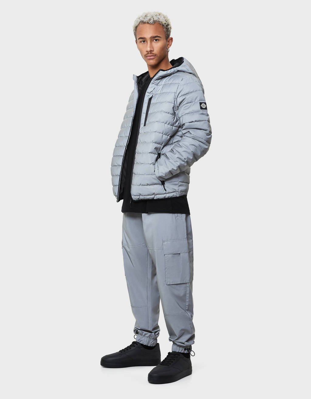 Venta \u003e pantalon reflectante hombre bershka \u003e en stock