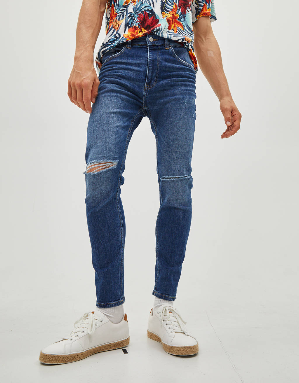 Carrot Fit Jeans Jeans Bershka Kosovo