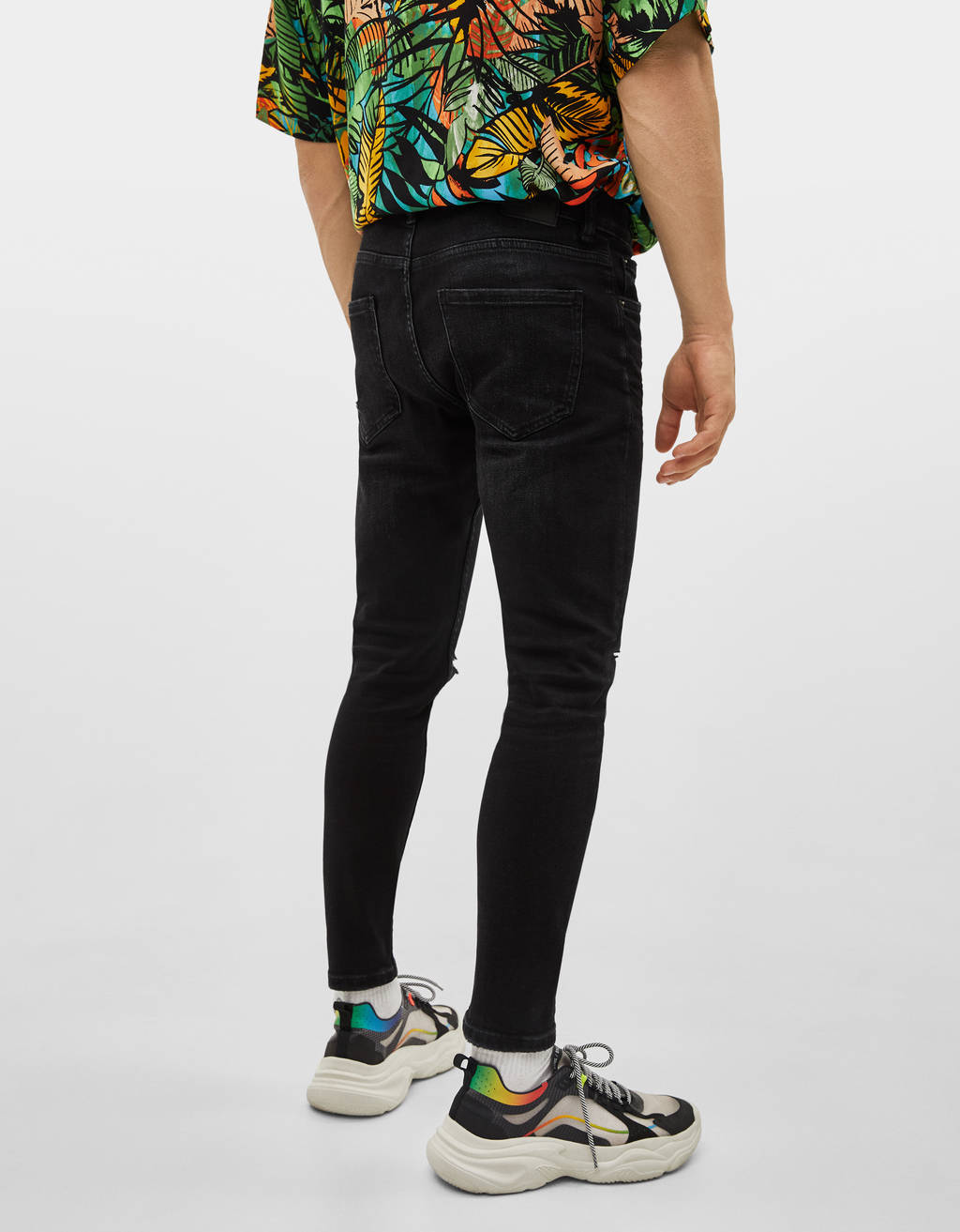 Carrot fit jeans - Crop - Bershka Kosovo