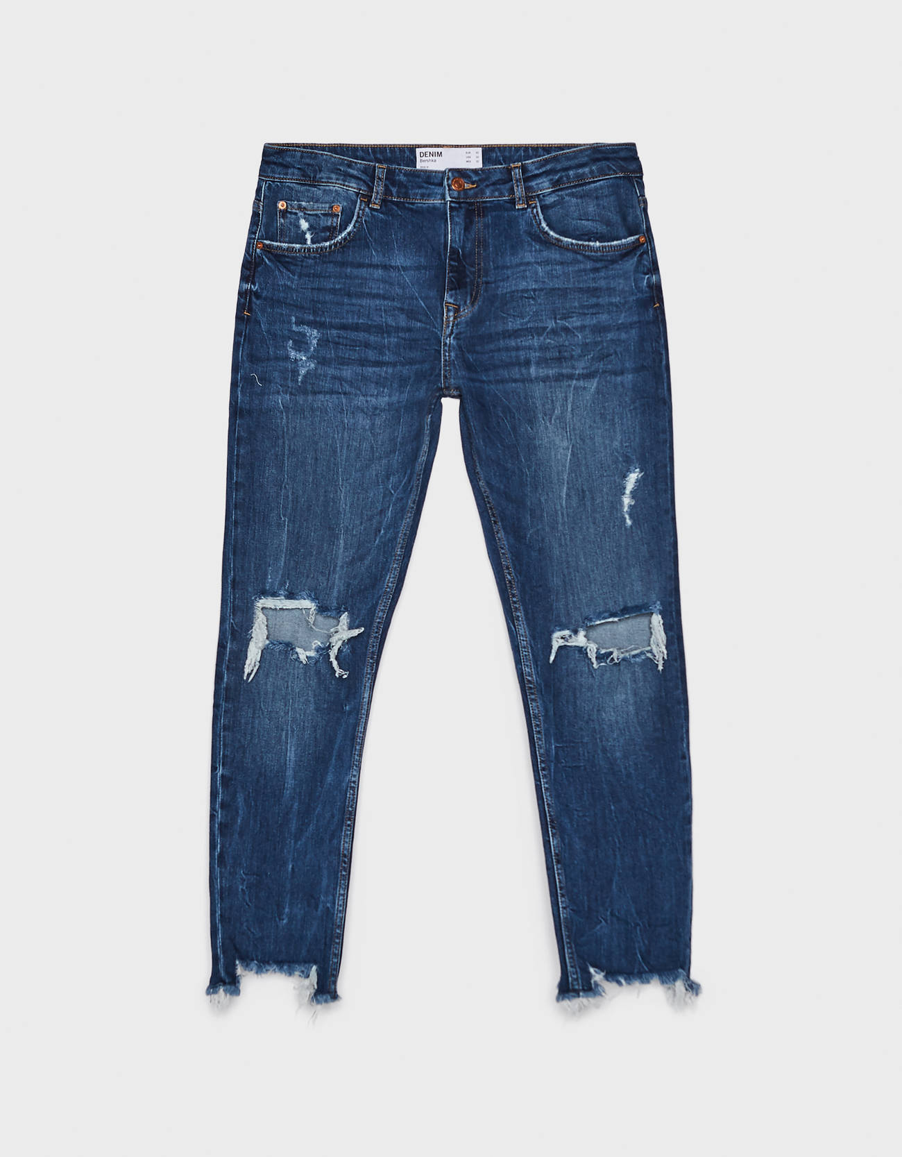 Bershka Yırtıklı Skinny Fit jean 6 Bershka Yırtıklı Skinny Fit jean 7