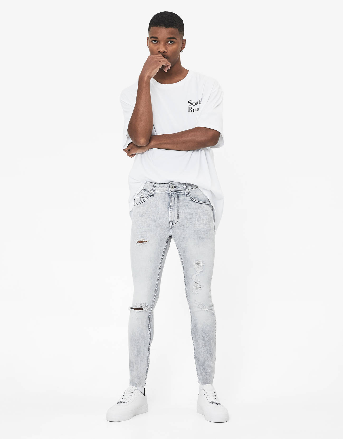 super skinny jeans bershka