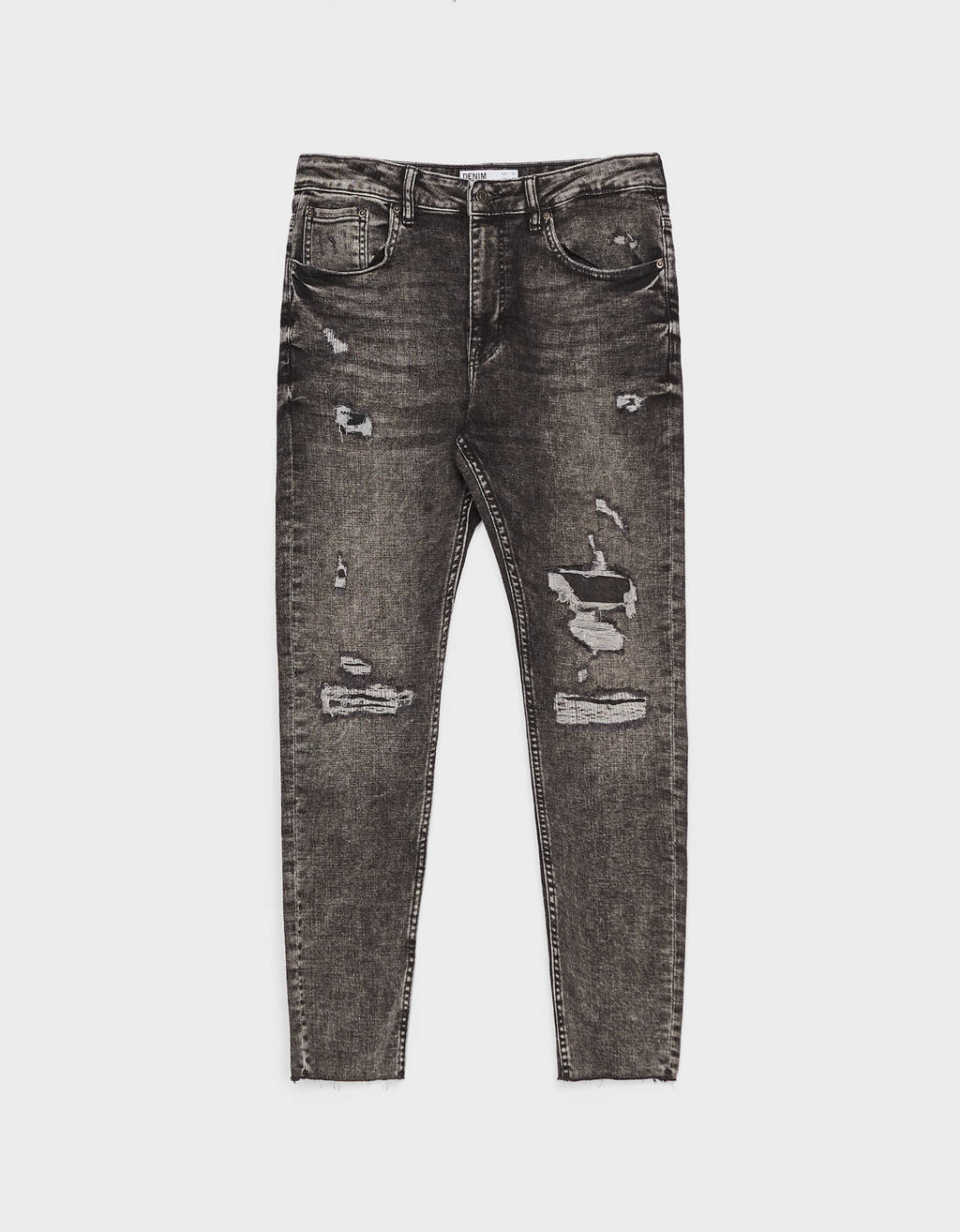 bershka ripped jeans men