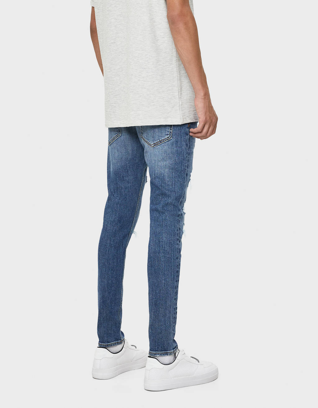 bershka ripped jeans men
