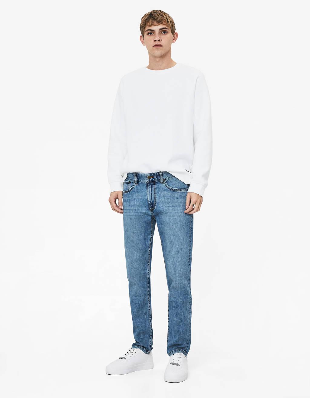 Slim fit jeans - T-Shirts - Bershka 