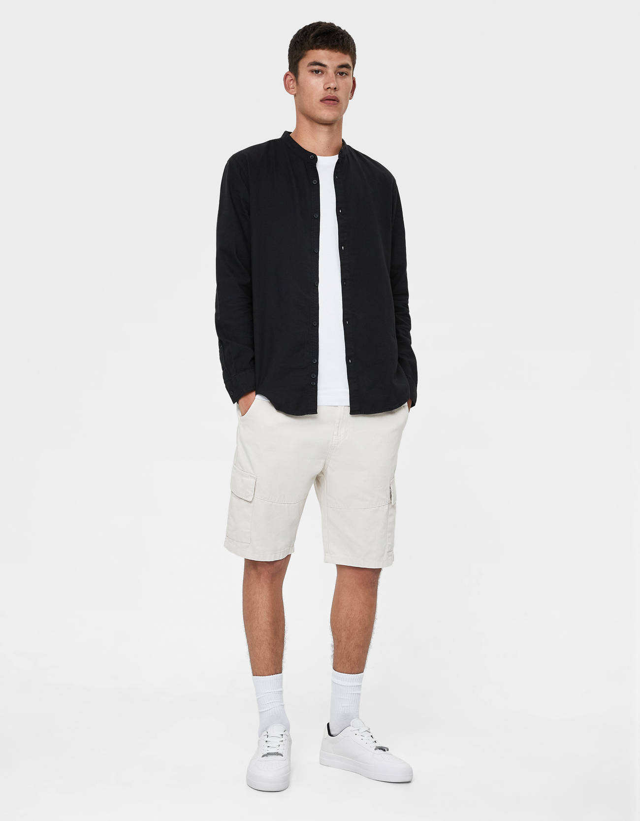 Bershka Hakim yaka gömlek 6 Bershka Hakim yaka gömlek 7