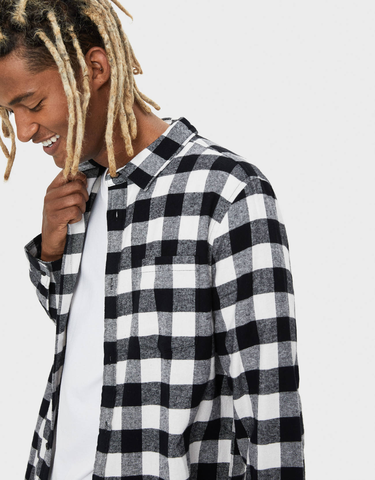Bershka Desenli gömlek 2 Bershka Desenli gömlek 3