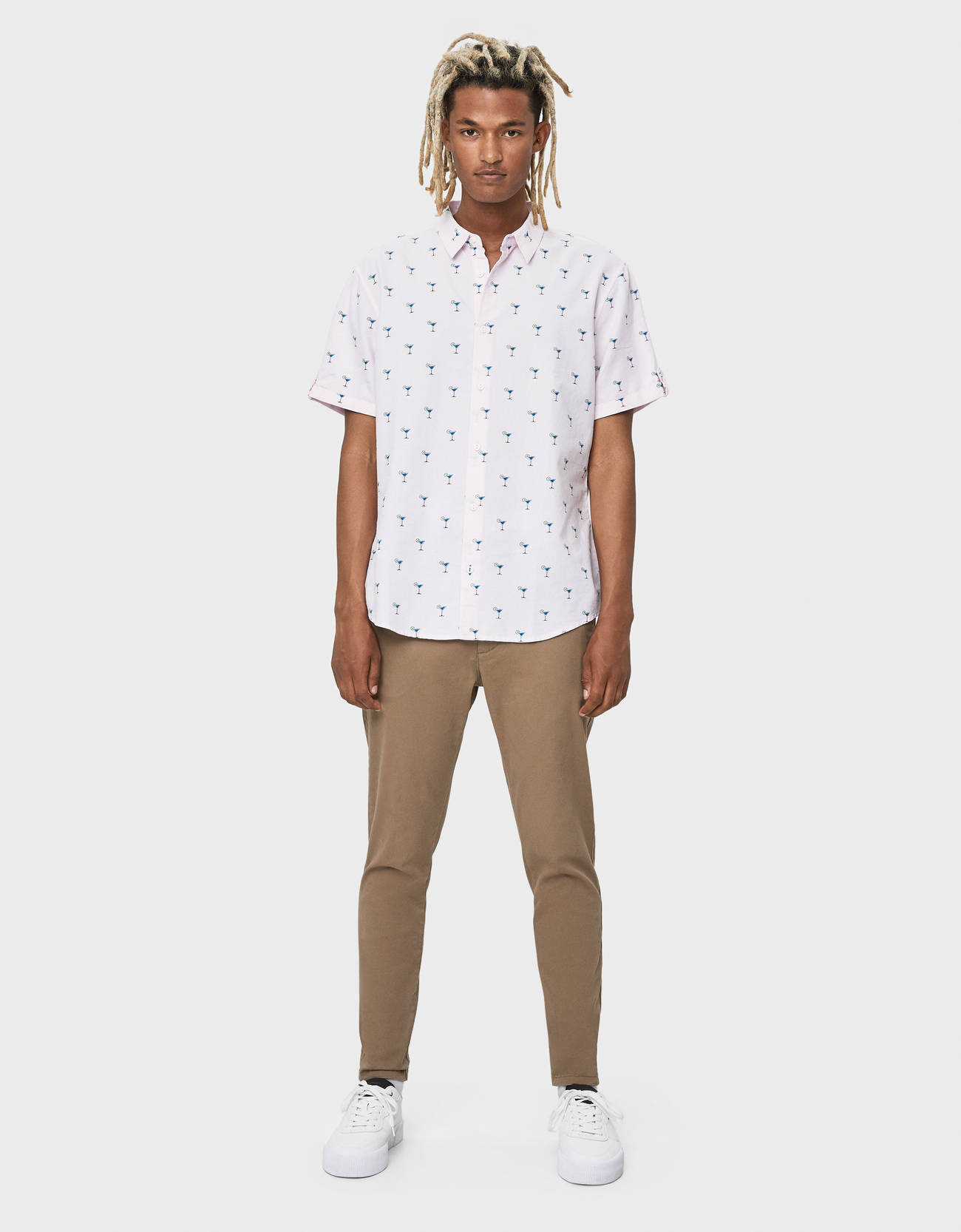 Bershka Desenli gömlek 0 Bershka Desenli gömlek 1