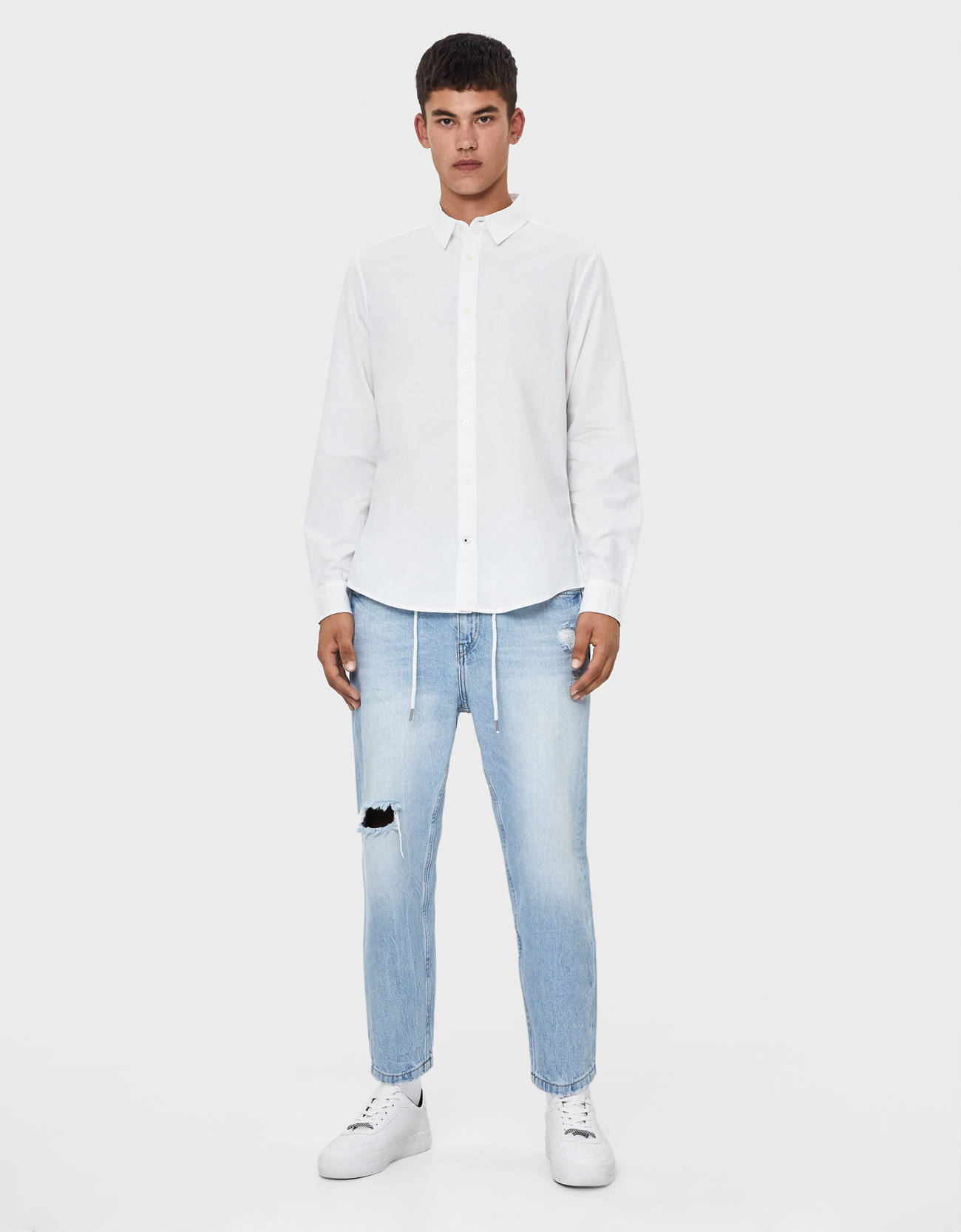 Bershka Poplin gömlek 4 Bershka Poplin gömlek 5