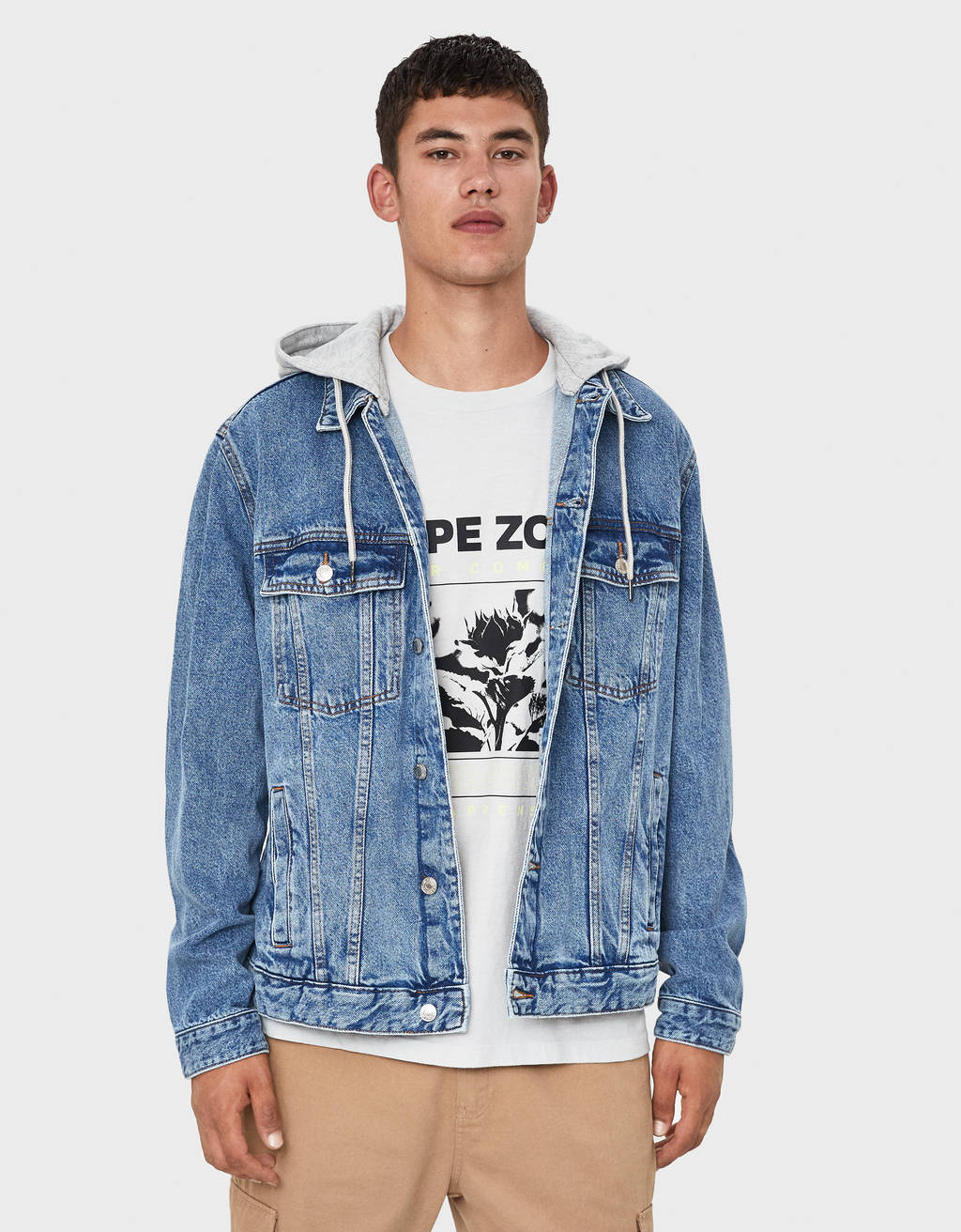 bershka denim jacket men