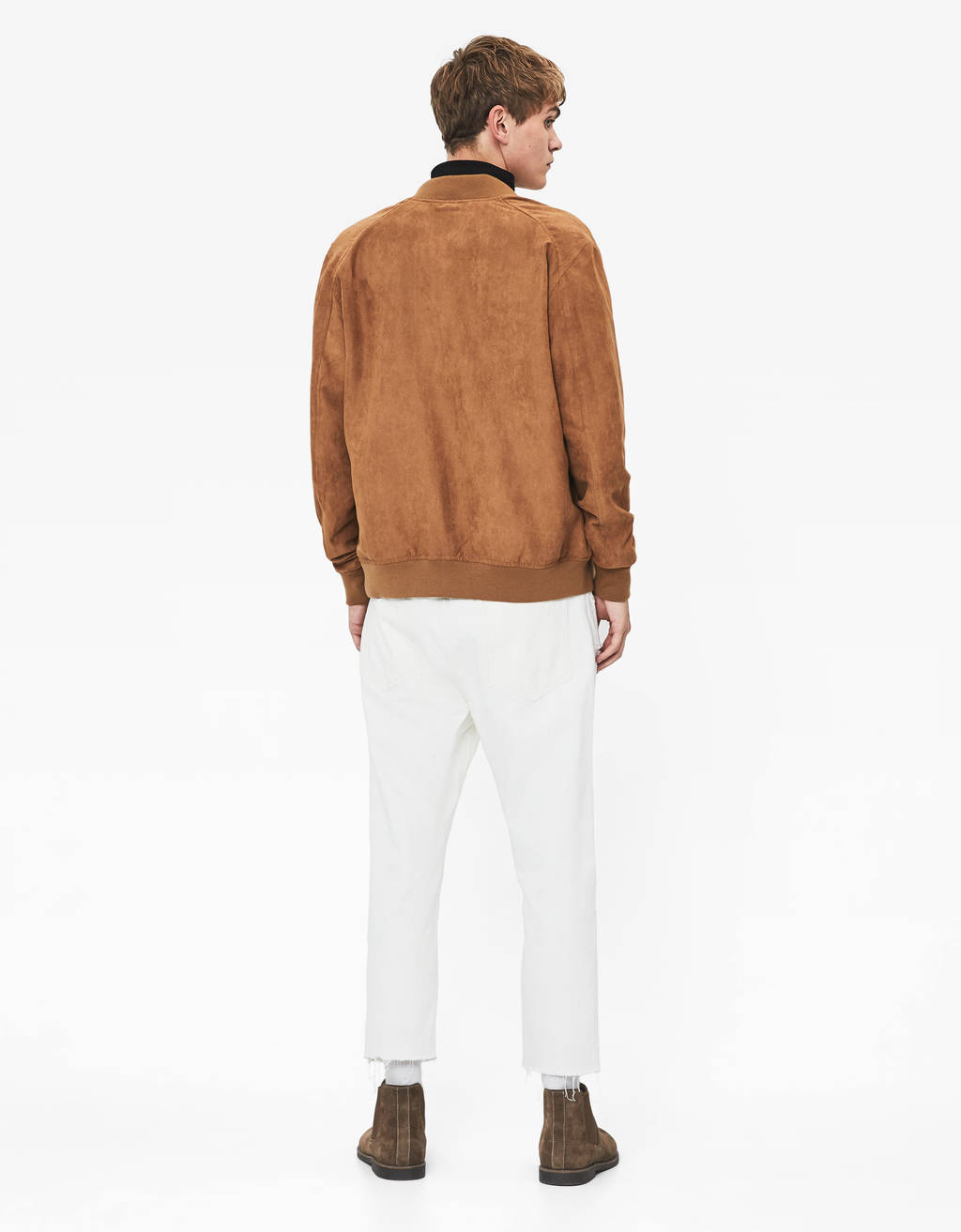 bershka suede jacket