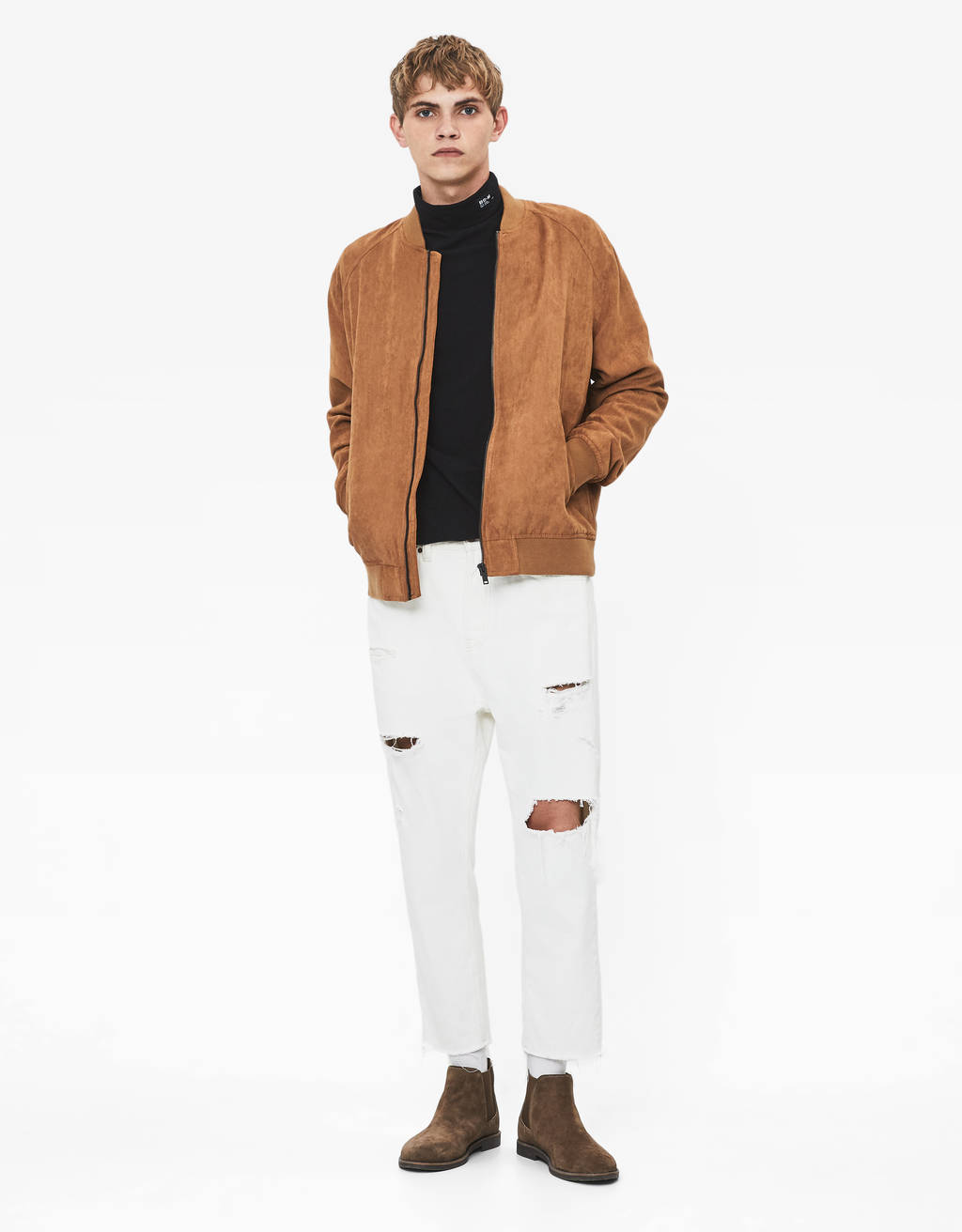 bershka suede jacket