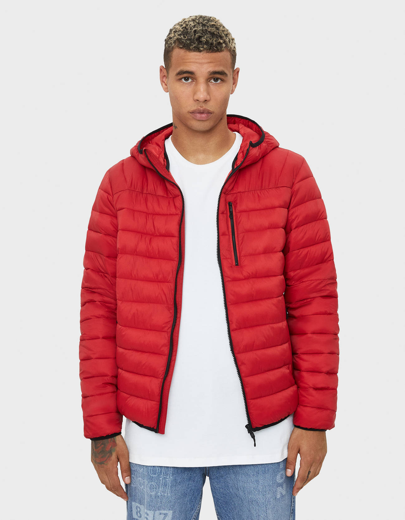Chaqueta Acolchada Chaqueta Puffy Bershka Hombre Chaquetas