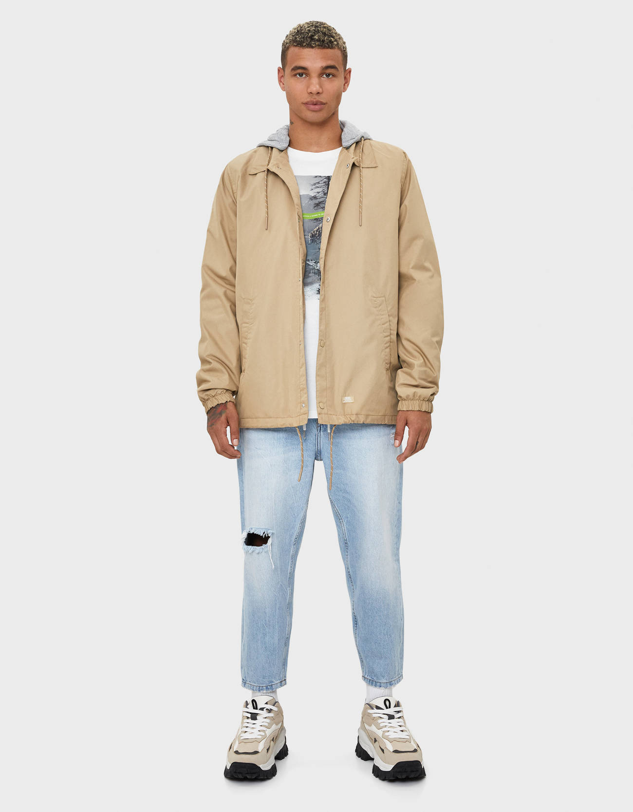bershka coach jacket