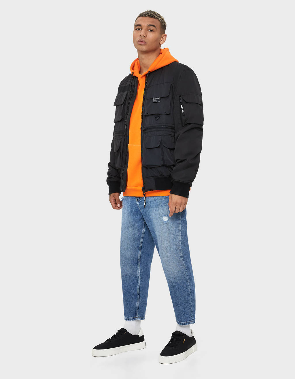 utility bomber jacket mens