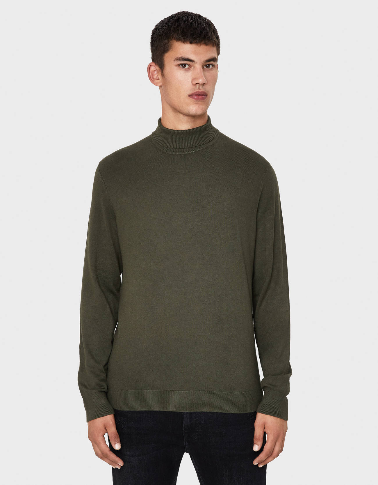 High neck sweater - Trainers - Bershka 