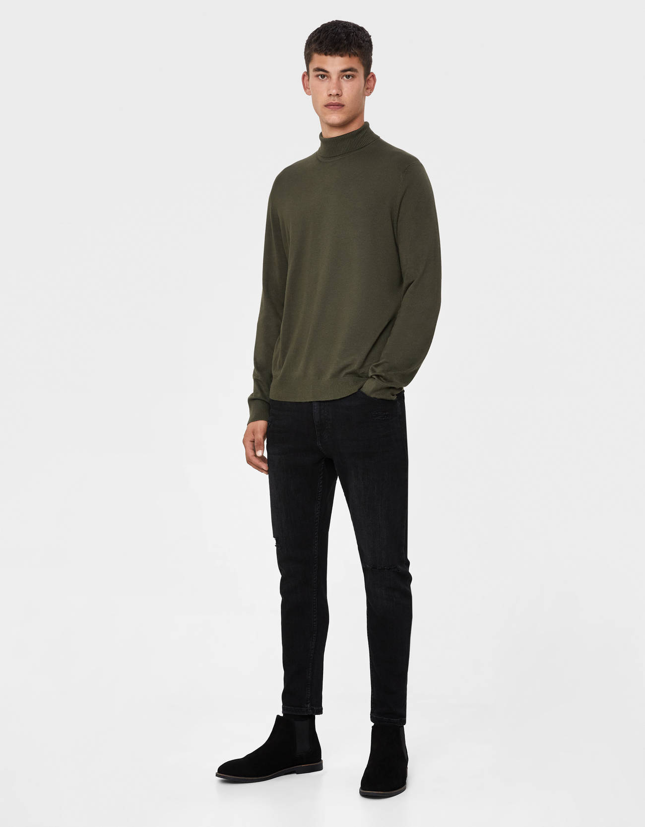 Bershka Balıkçı yaka kazak 6 Bershka Balıkçı yaka kazak 7
