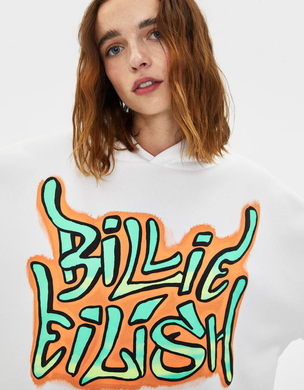 billie eilish merch graffiti hoodie