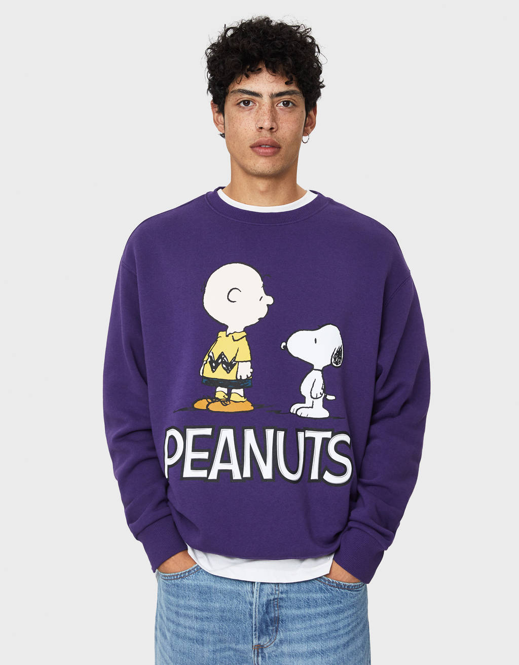 bershka snoopy sweatshirt