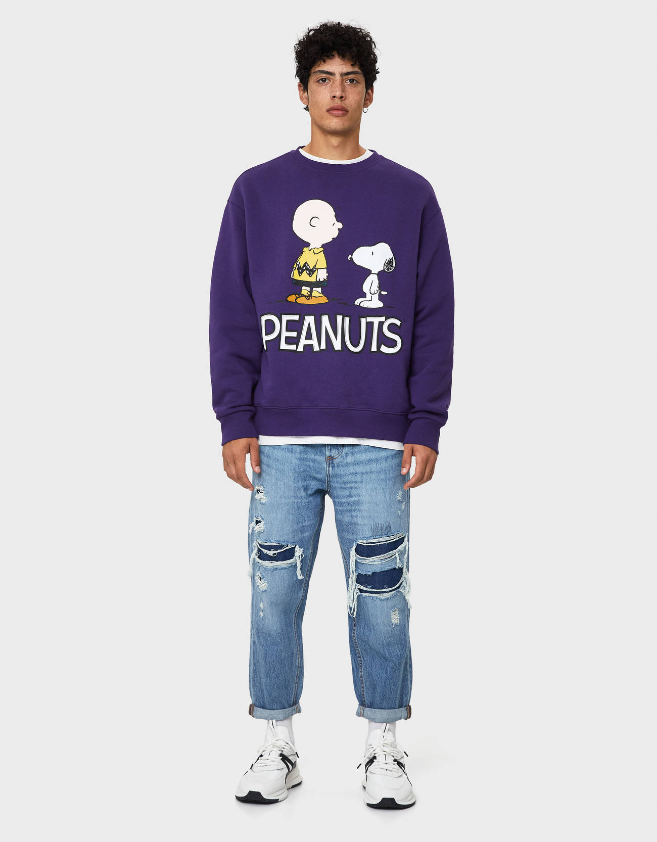 bershka snoopy sweatshirt