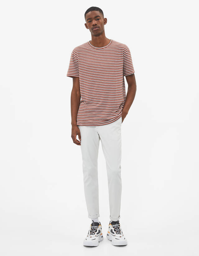 bershka striped t shirt