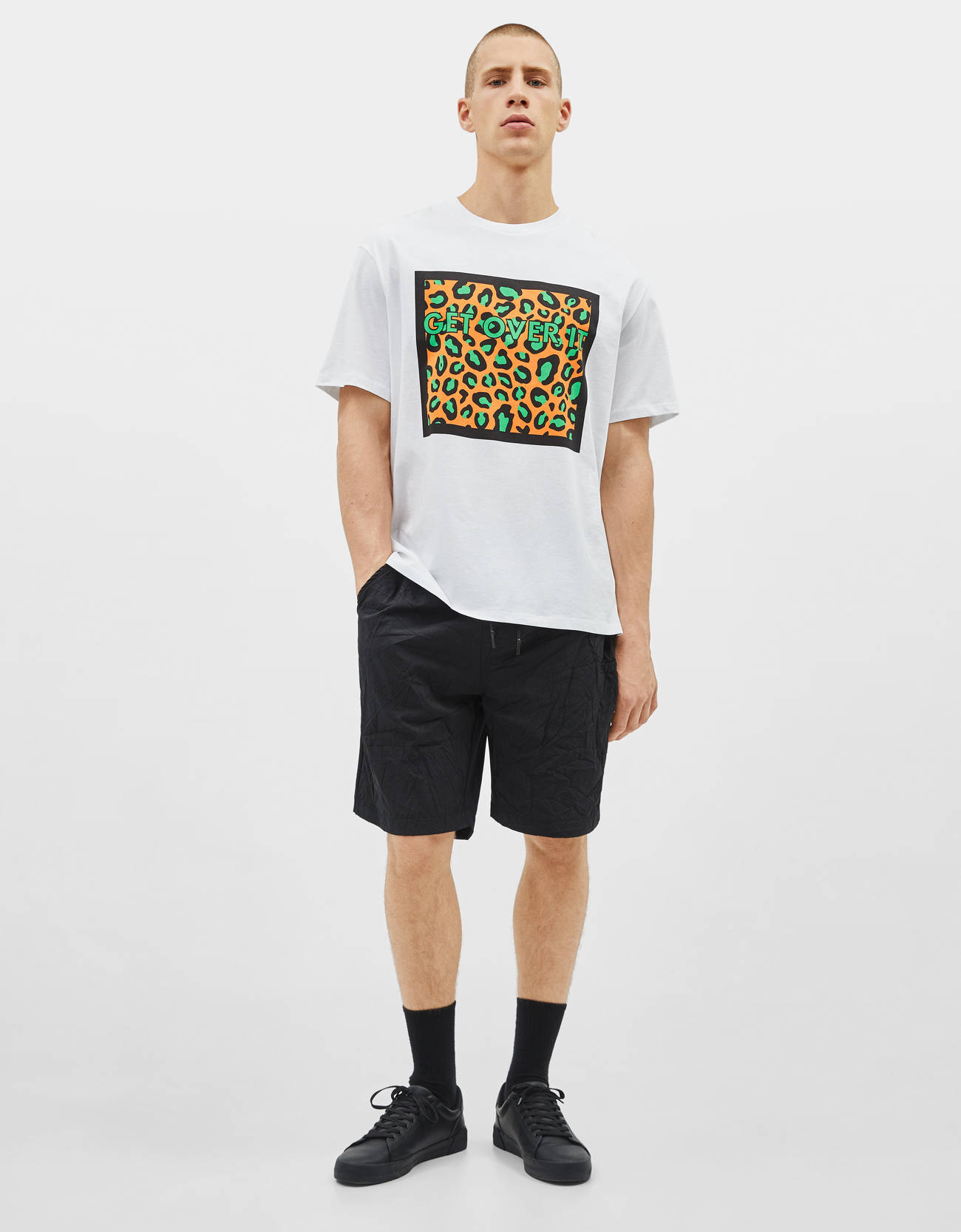 Animal Print T Shirt Sale Bershka Panama