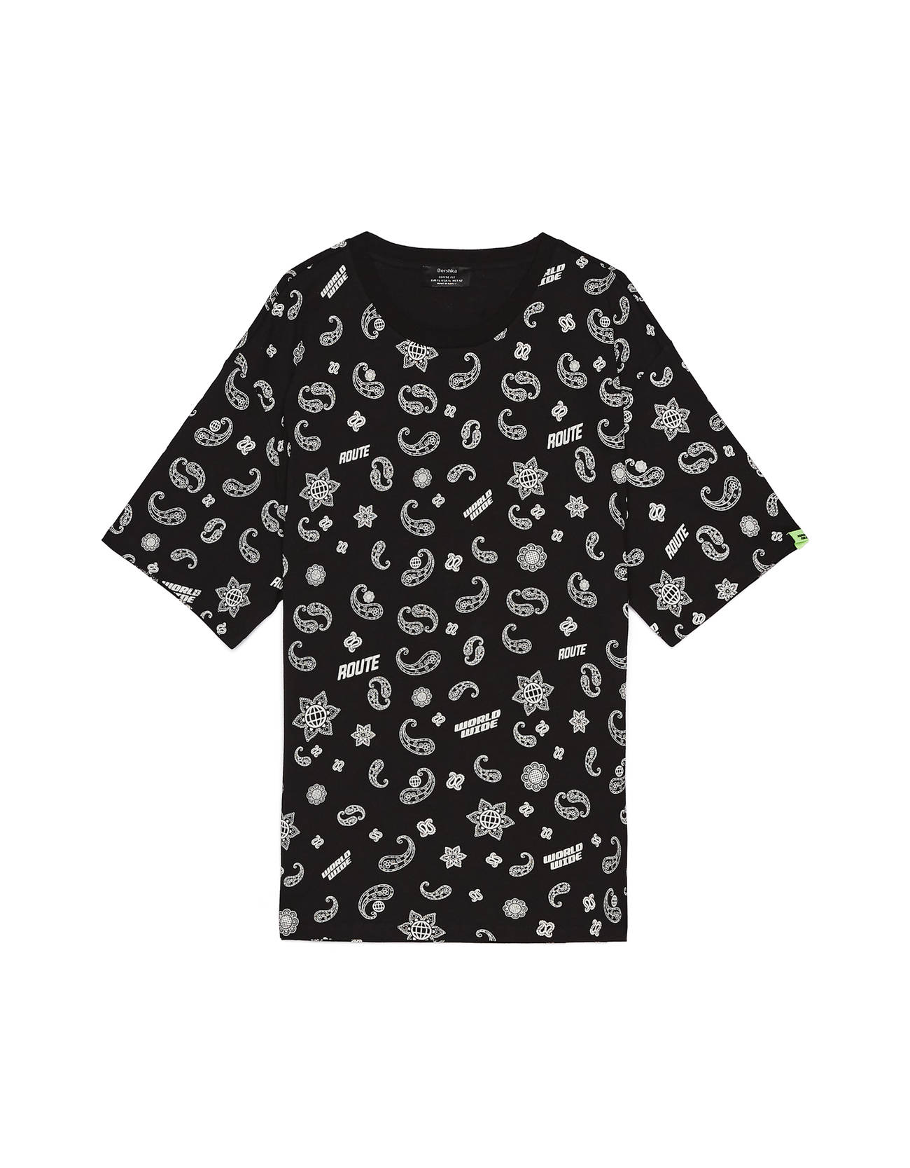 Bershka Şal desenli t-shirt 6 Bershka Şal desenli t-shirt 7