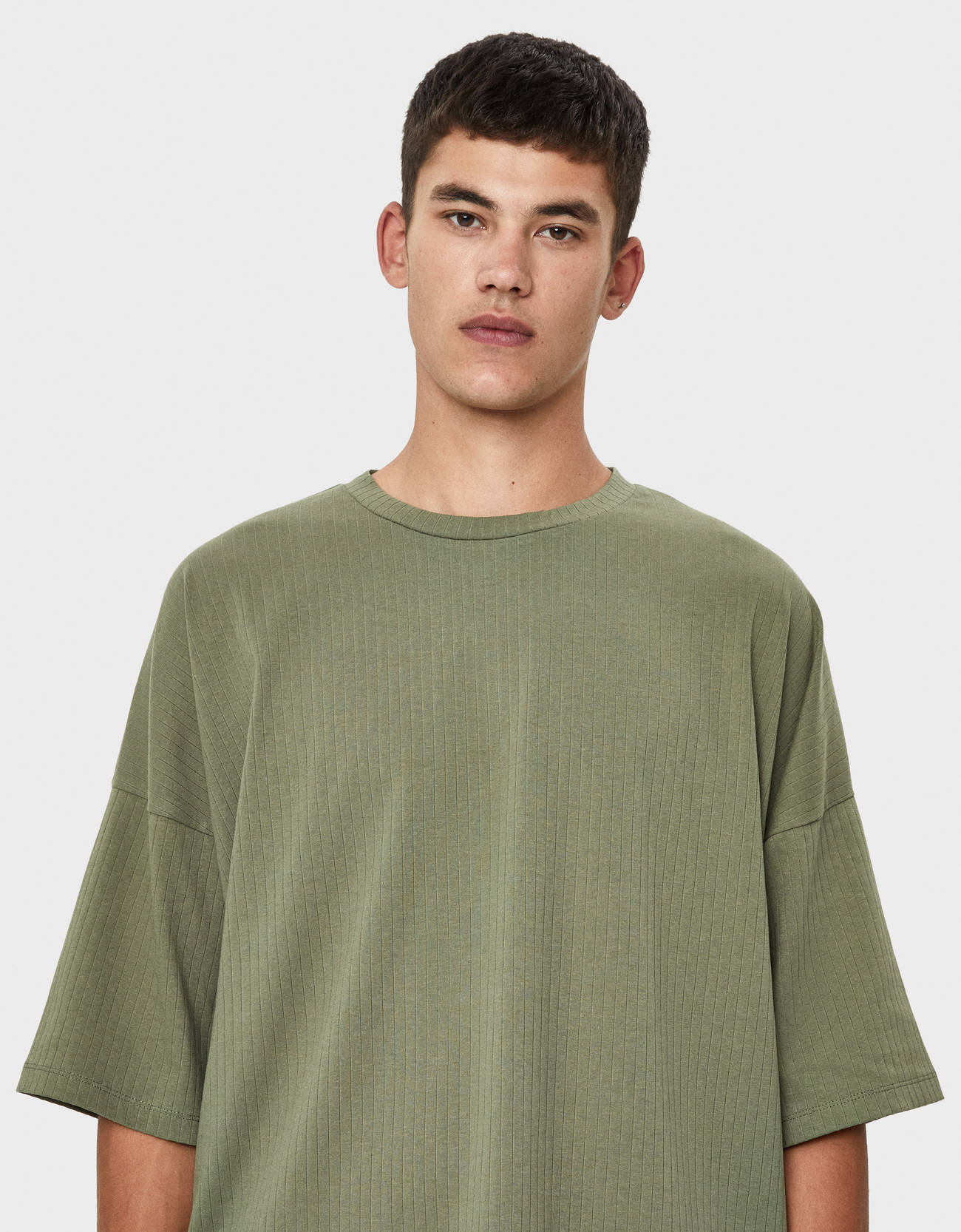 Bershka Fitilli t-shirt 2 Bershka Fitilli t-shirt 3