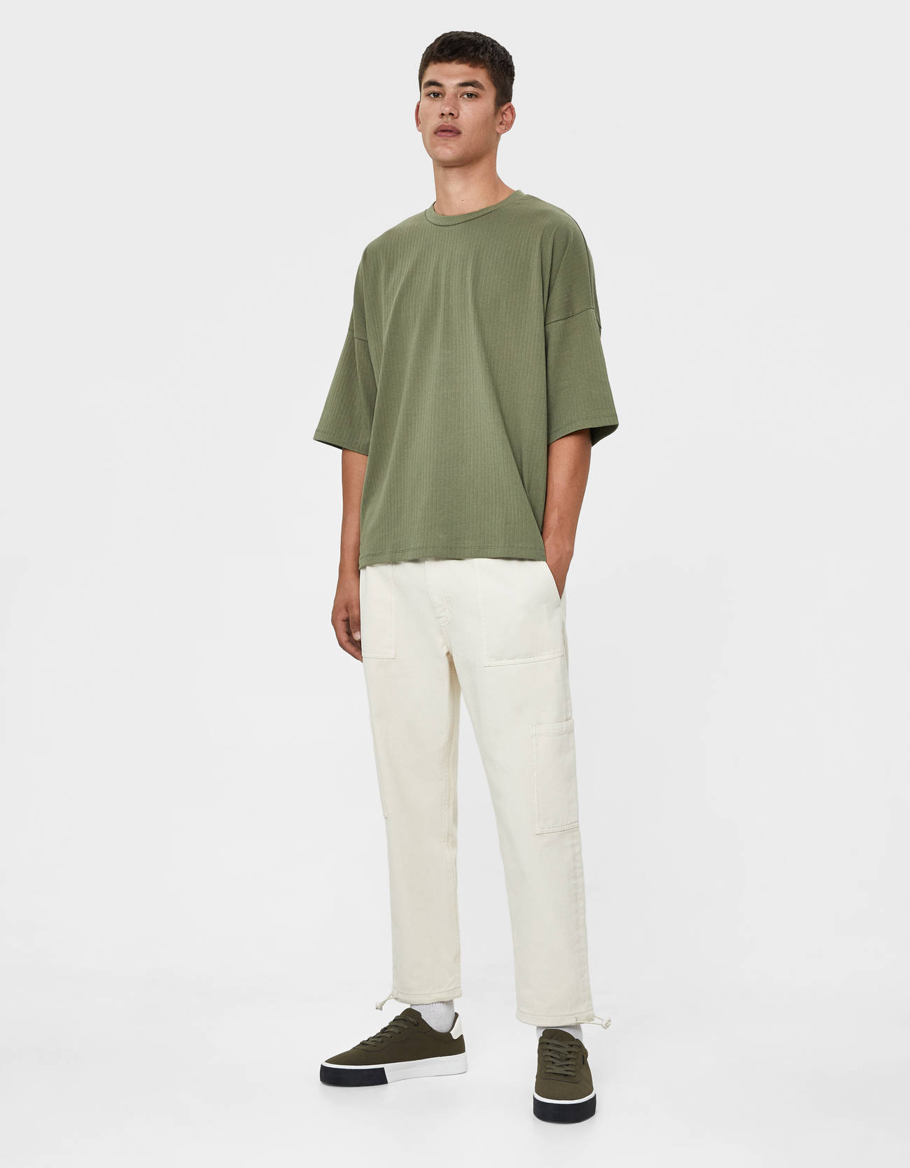 Bershka Fitilli t-shirt 4 Bershka Fitilli t-shirt 5