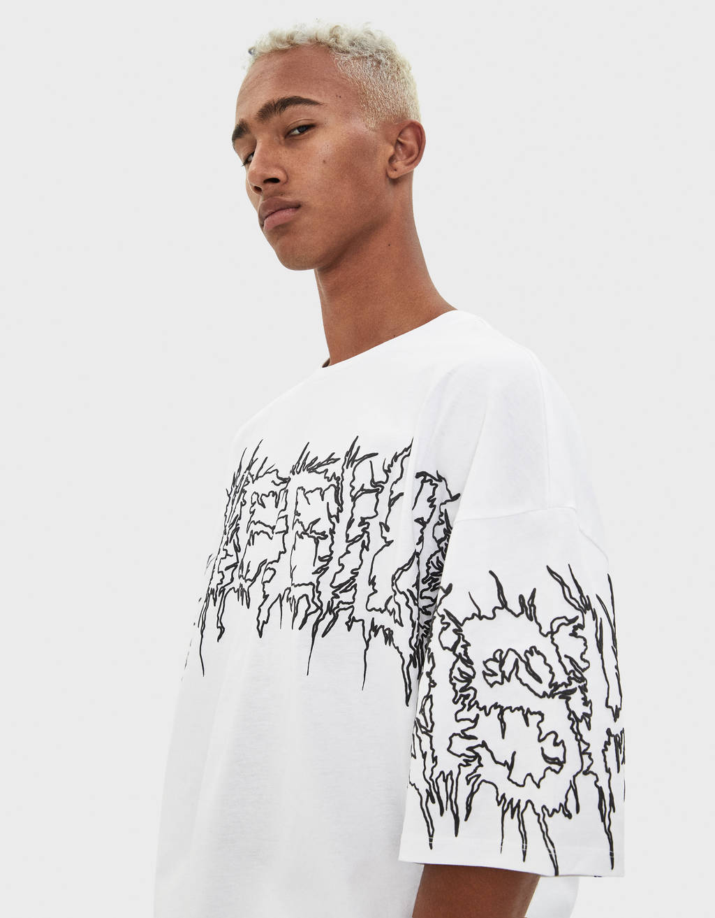 billie eilish x bershka t shirt