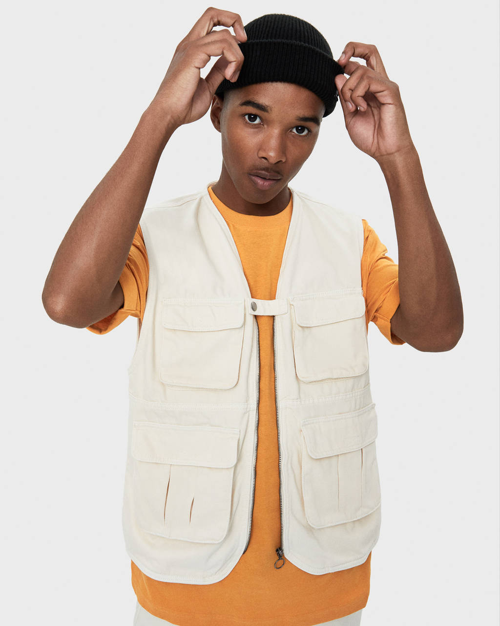 Denim utility vest - CYBER DAYS 