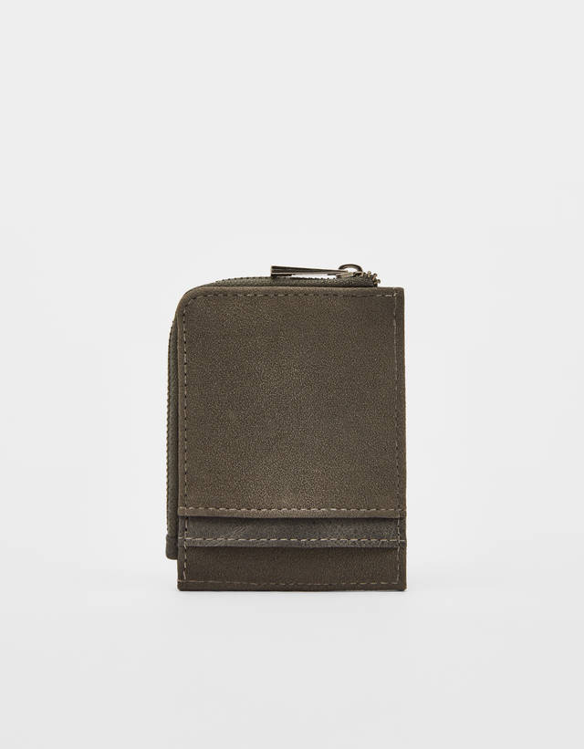 Faux Leather Card Holder New Bershka Estonia