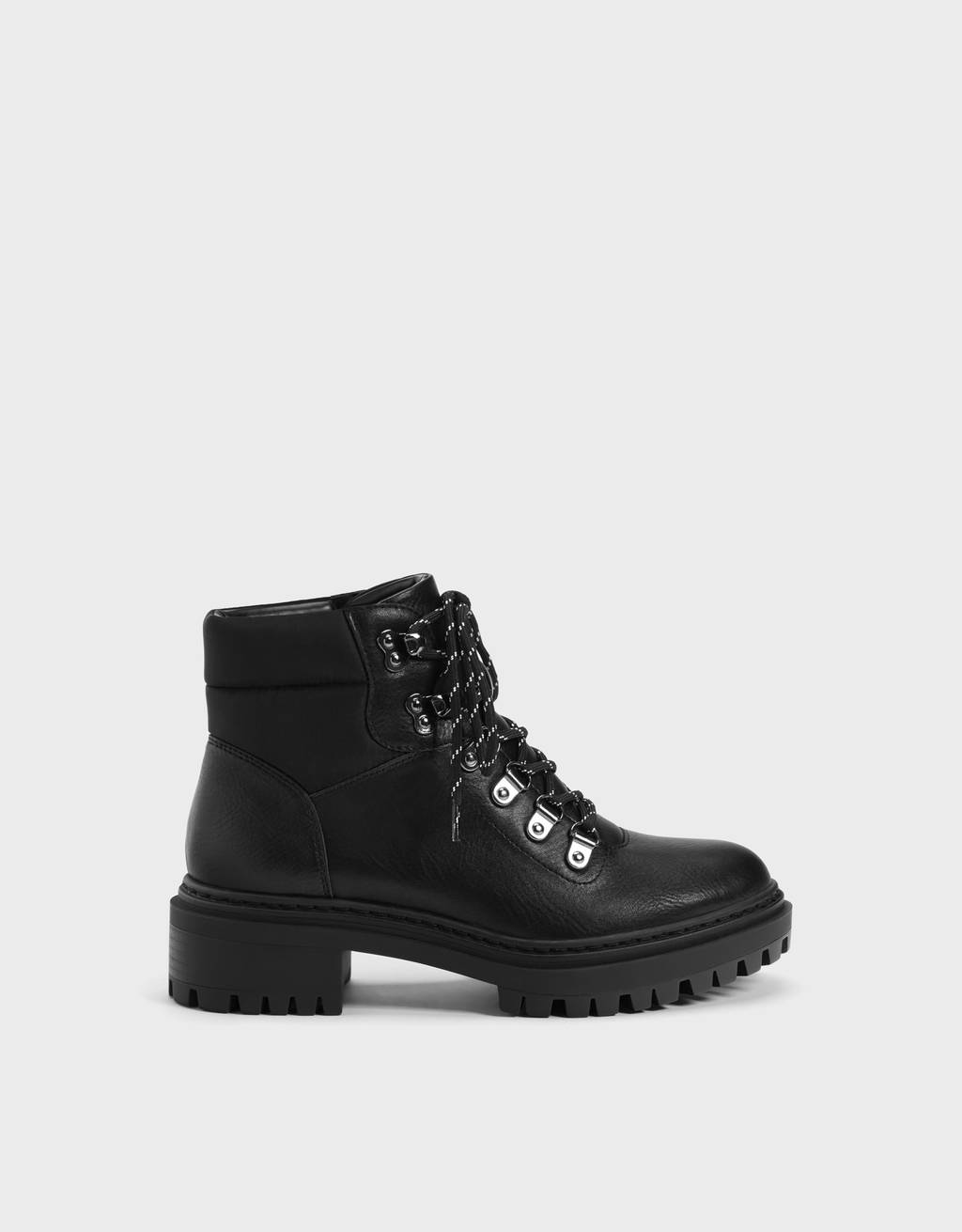 Mujer Botines tacón ajustados Marrón | Botines Bershka \u003c Esperando a  Christine