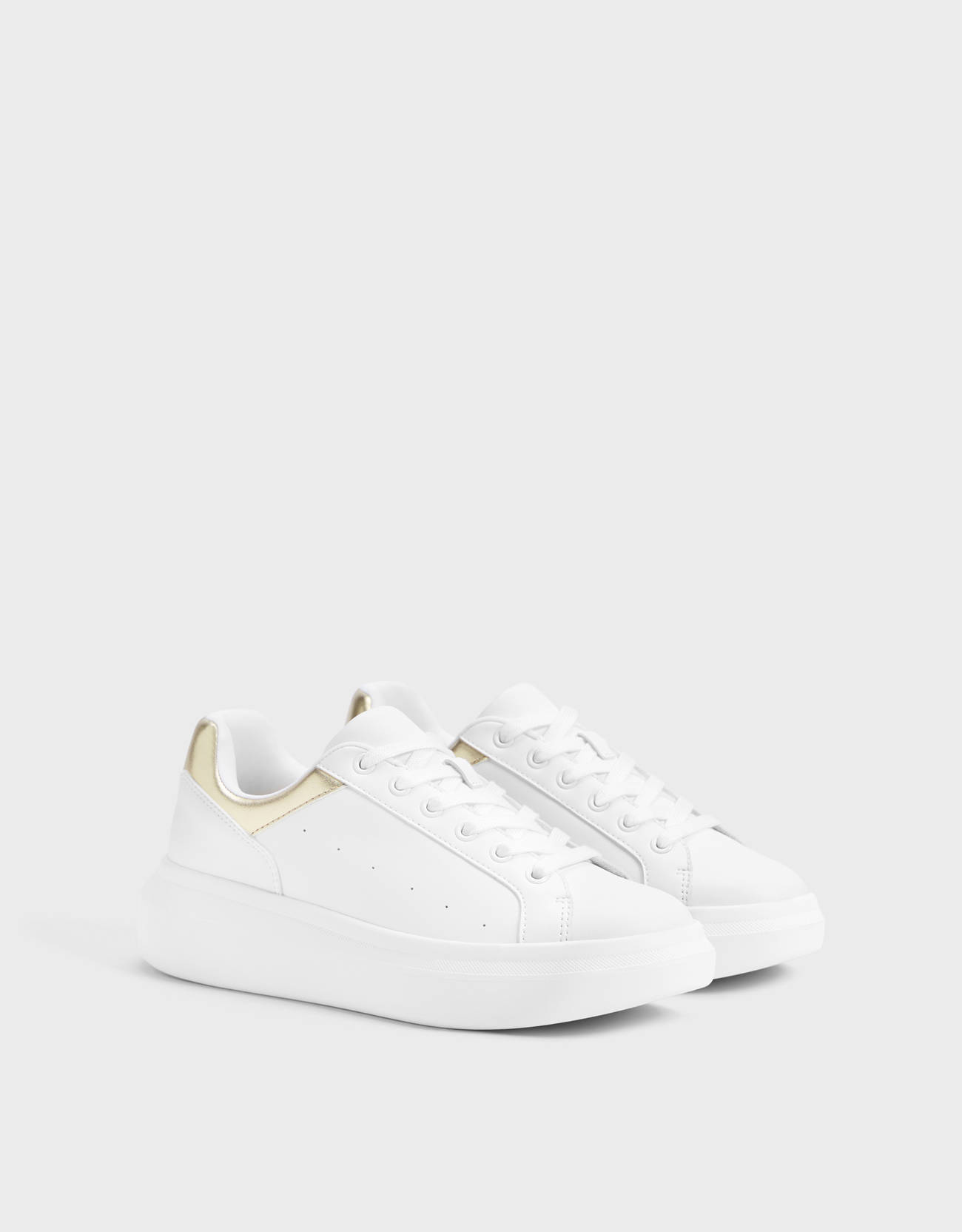 bershka platform sneakers
