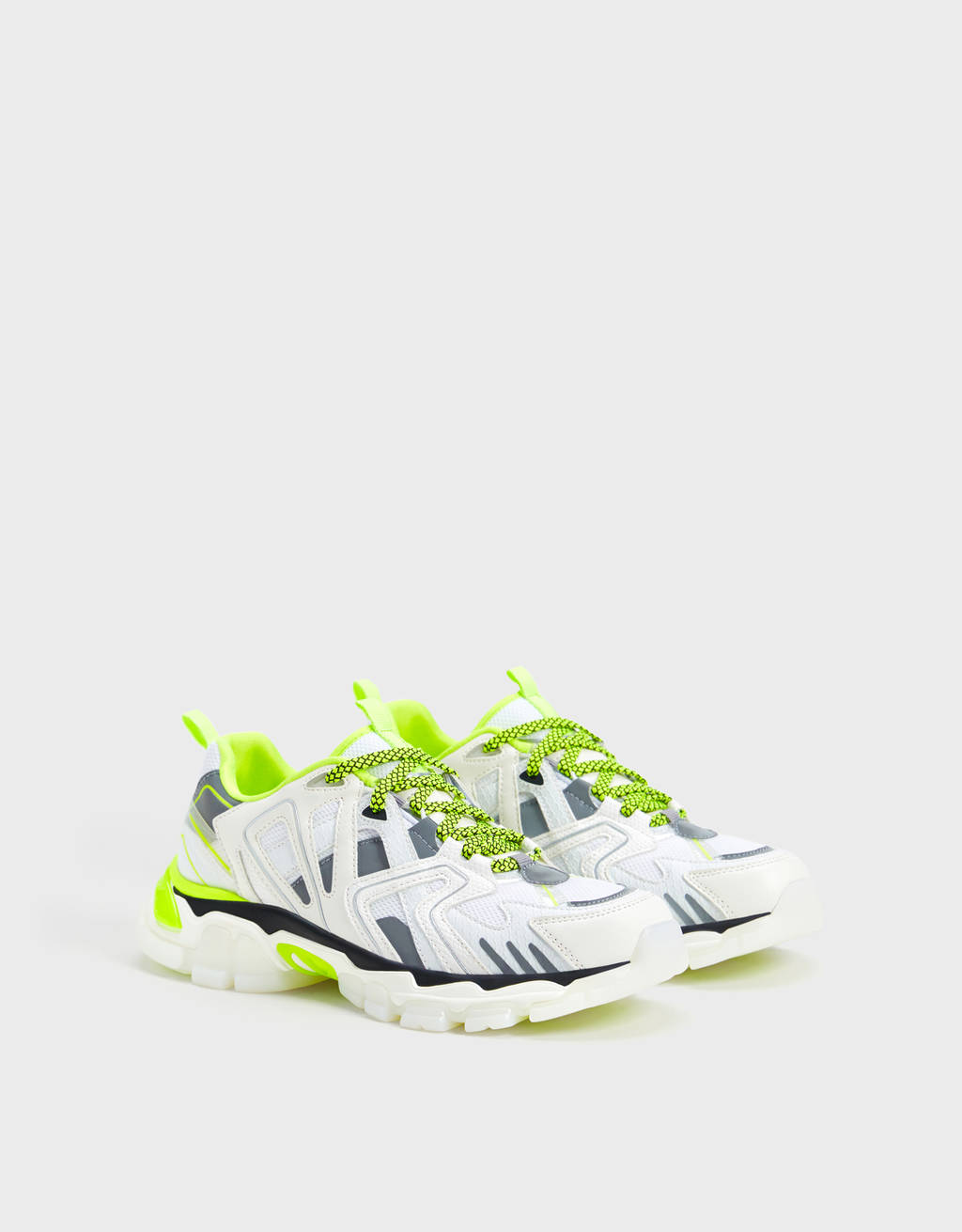 neon lime trainers