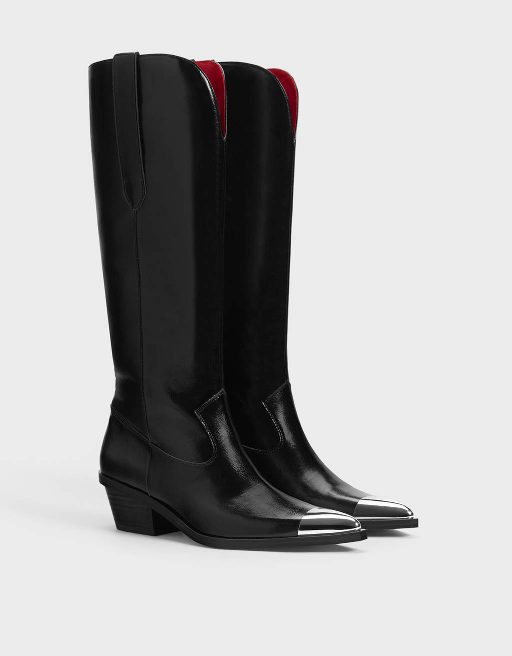 Botas cowboy puntera metal sales