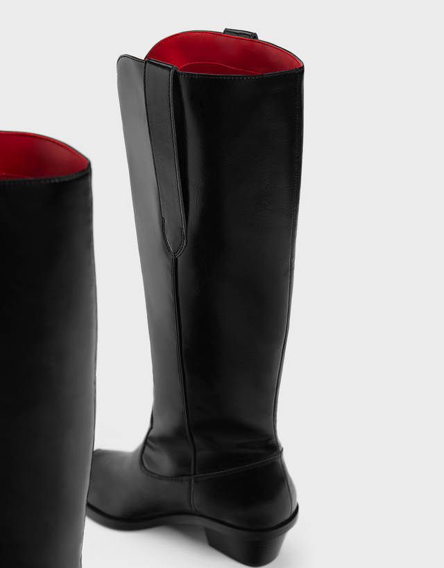 Botas cowboy puntera metalizada - null - Bershka Venezuela
