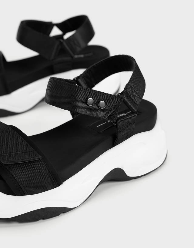 platform athletic sandals