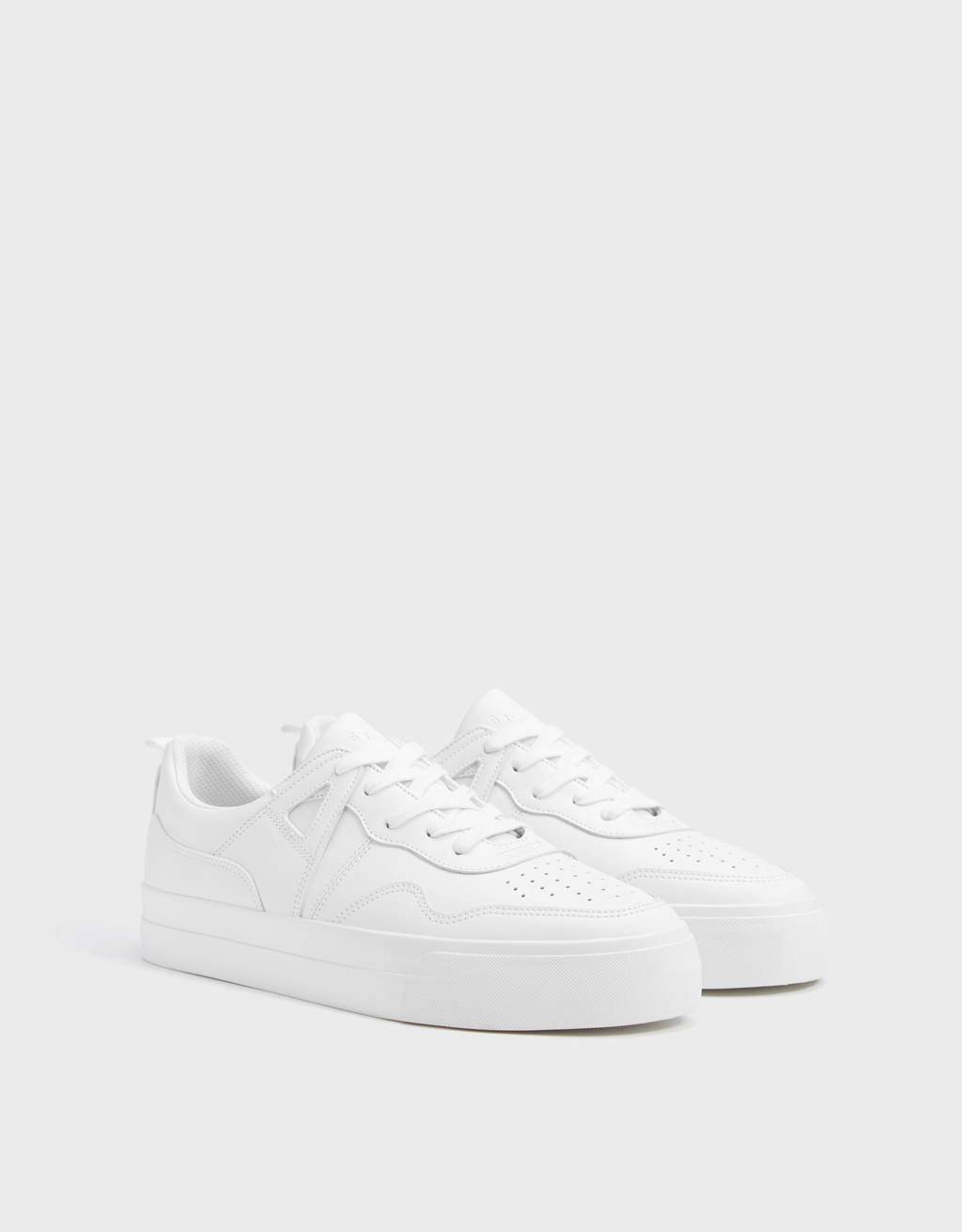 bershka shoes white