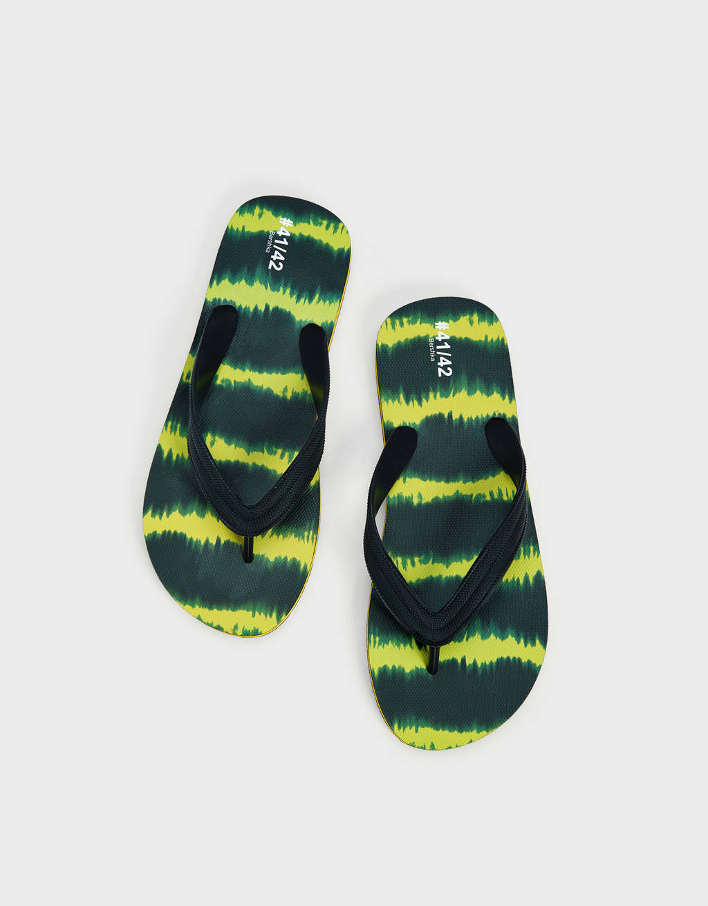Tie Dye Thong Sandals Mid Season Sale Bershka Slovakia