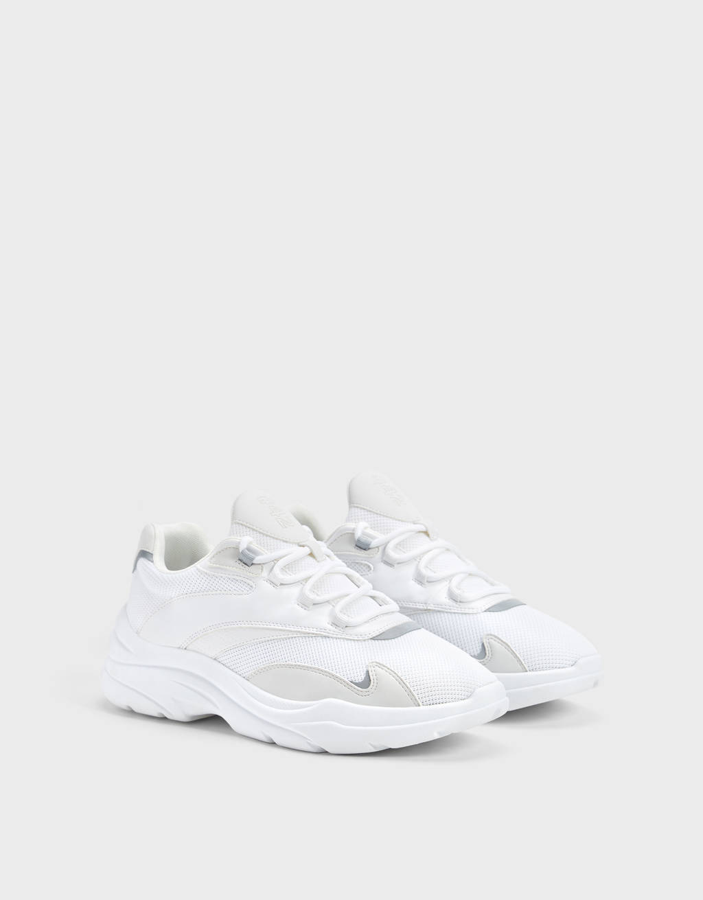 bershka white sneakers