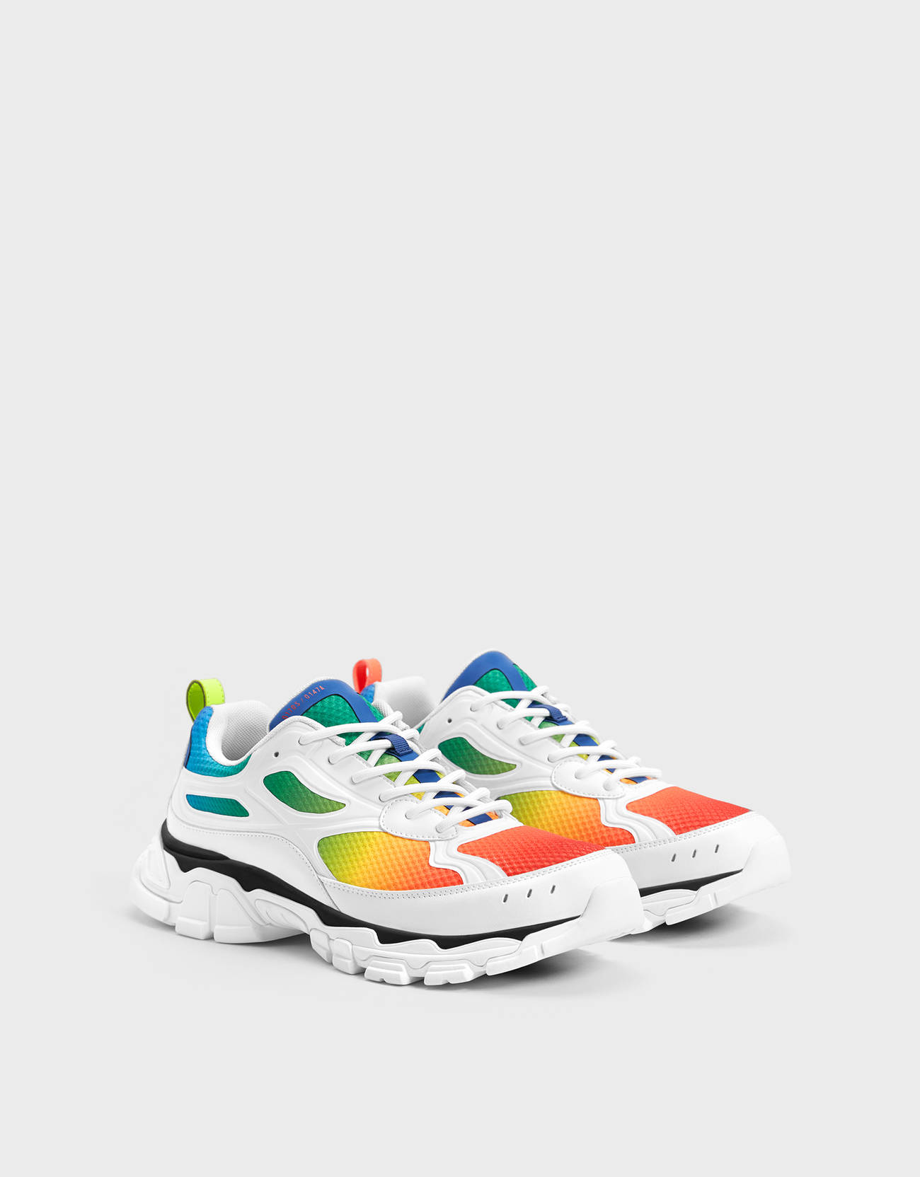 sneakers multicolore homme