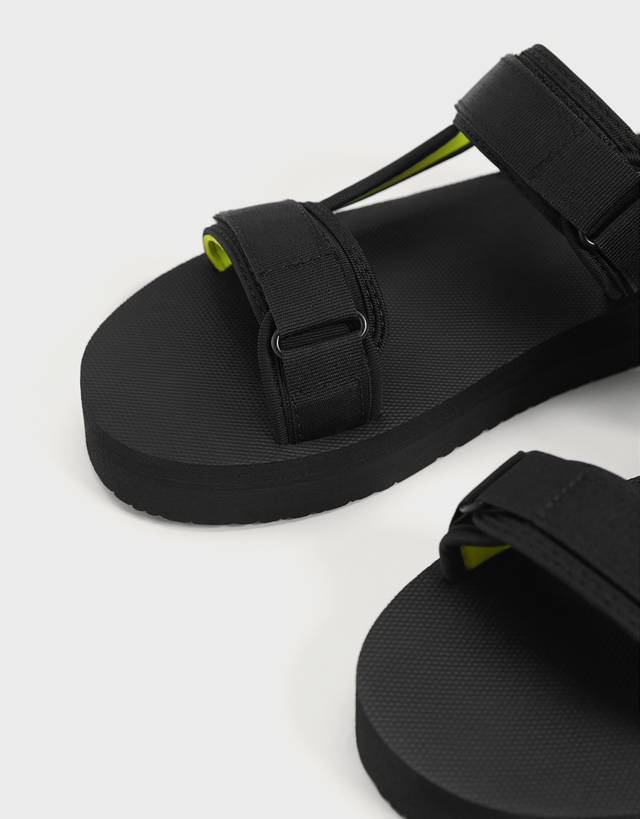 tech strappy sandals