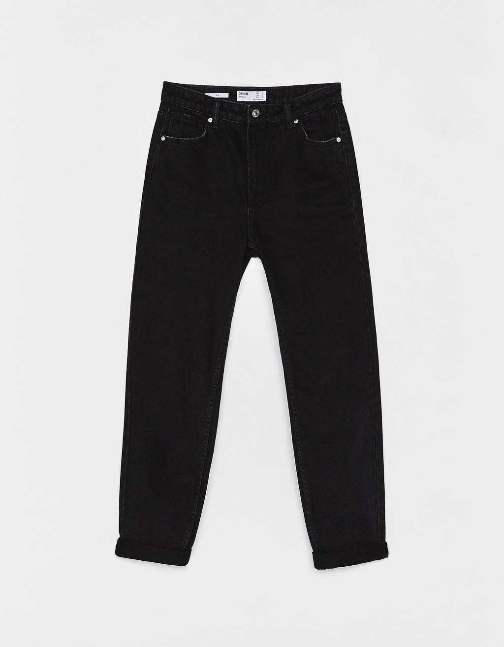 High Waist Mom Jeans Wide Leg Bershka Kosovo