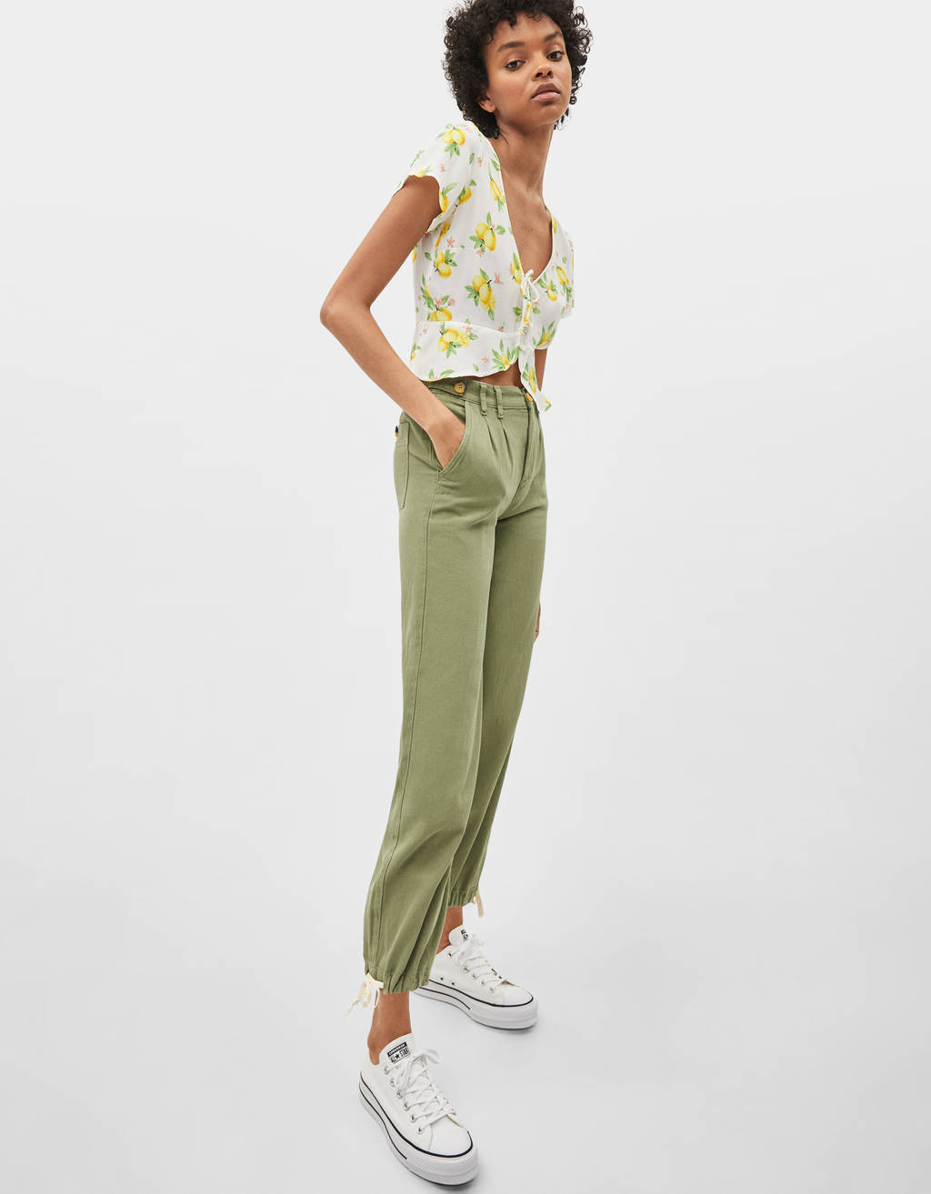 Pantalón bombacho - ROPA - Bershka El Salvador
