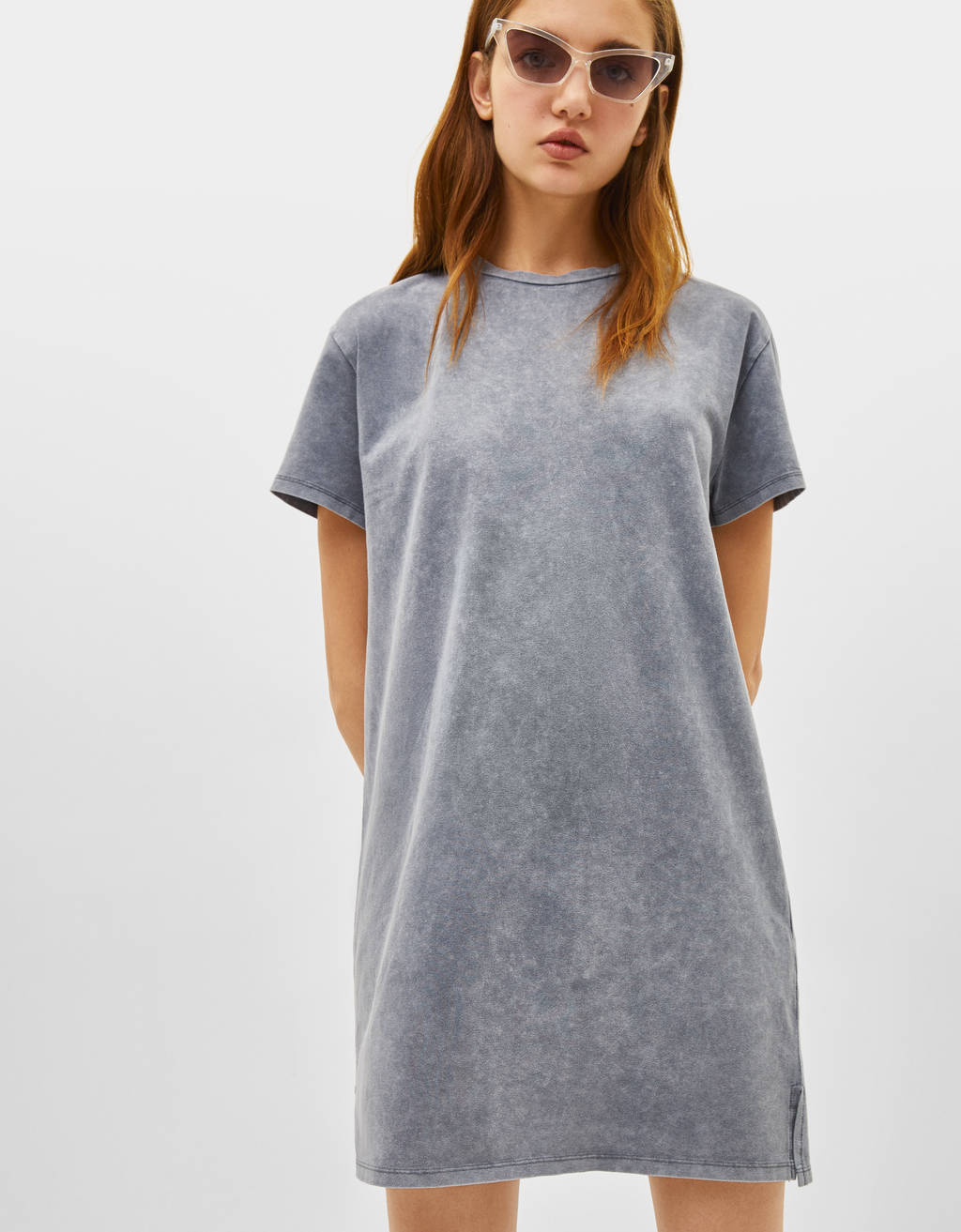 bershka t shirt dress