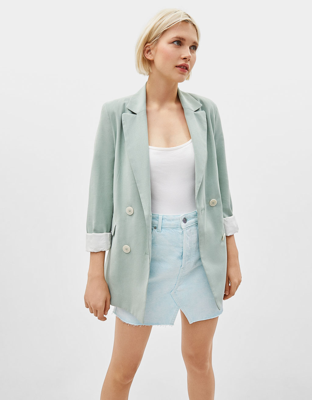 Double breasted blazer
